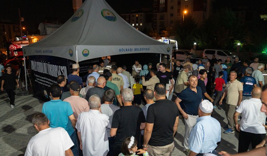 Gölbaşı’nda camilerde Mevlid Kandili programı