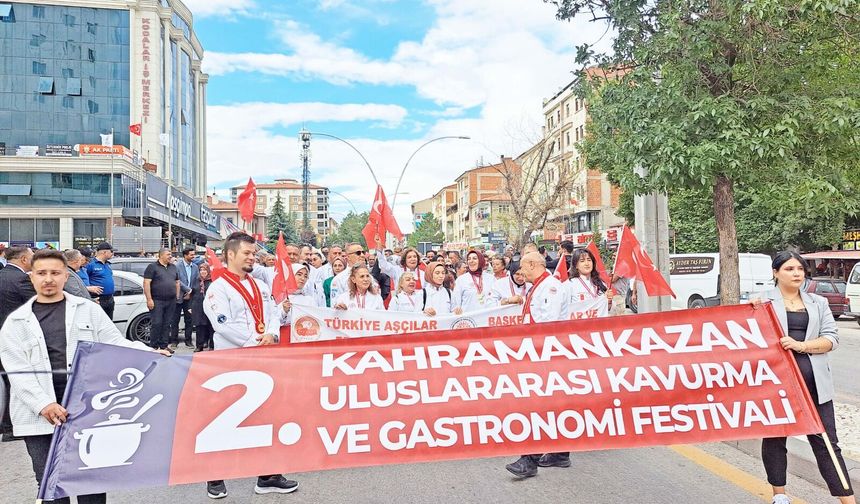 2. Kahramankazan Uluslararası Kavurma ve Gastronomi Festivali’ne yoğun ilgi