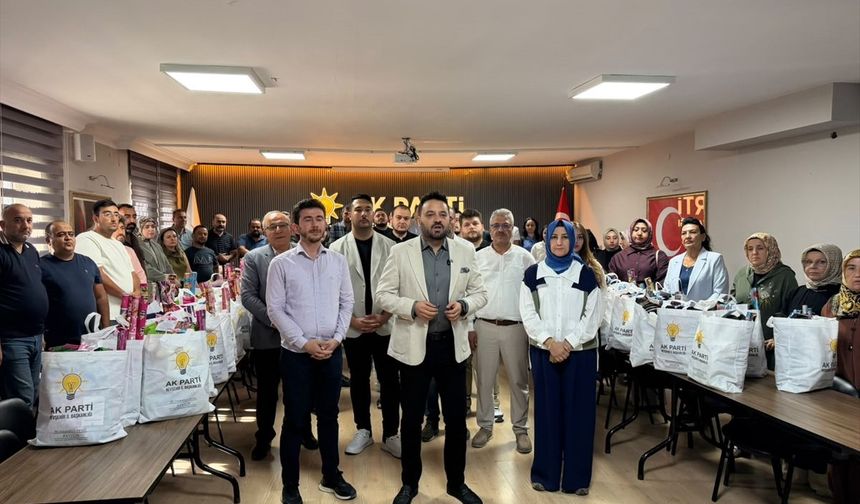 AK Parti Nevşehir teşkilatından çocuklara eğitim desteği