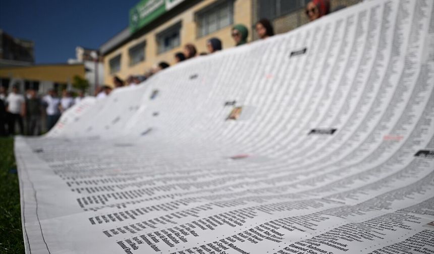 Gazzeli Çocuklar Unutulmadı: Kayseri’de 16 Bin 277 İsim Yazıldı