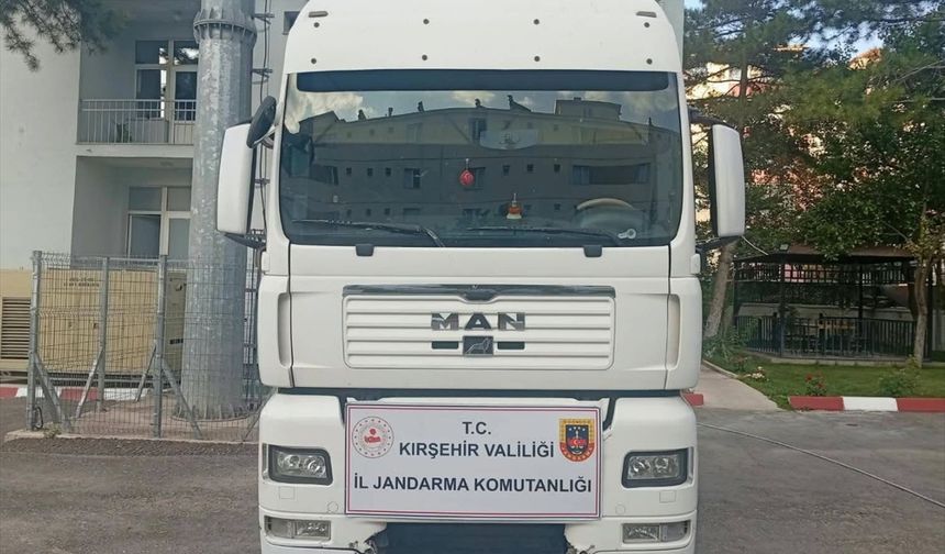 Kırşehir’de şasi numarası değiştirilmiş tır yakalandı