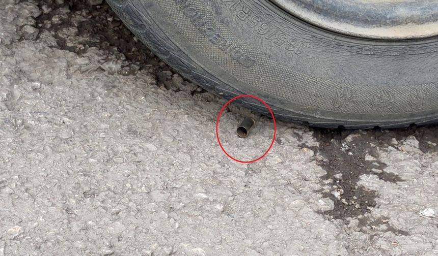 Babasını darbeden kişiyi bacağından vurdu