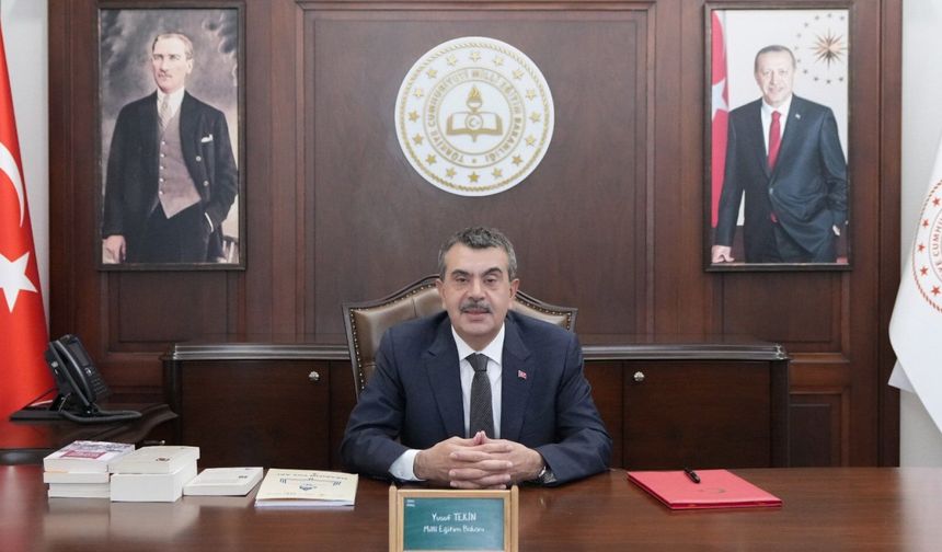 Bakan Tekin’den yeni eğitim yılı mesajı: “Asıl maharet teknolojiye istikamet verebilmek”