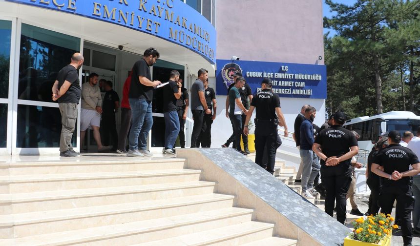 Çubuk’ta uygulama noktası operasyonu: 36 şüpheli gözaltına alındı