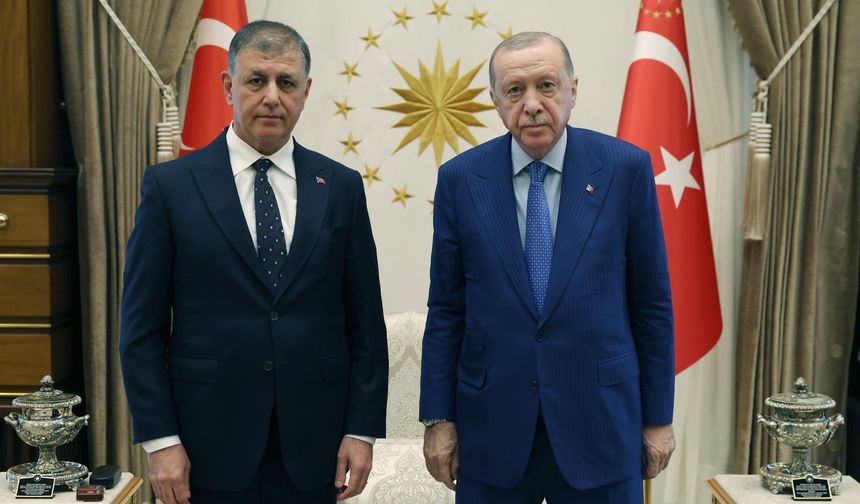 Erdoğan, İzmir Büyükşehir Belediye Başkanı Cemil Tugay’ı kabul etti