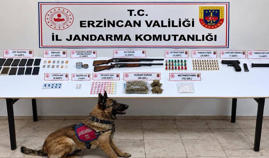 Erzincan'da torbacı operasyonu