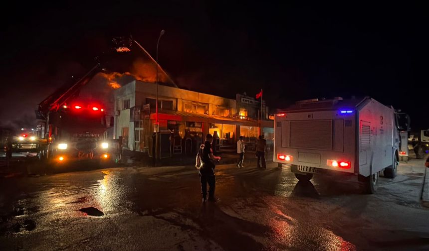 Eskişehir'deki bir işletmede yangın çıktı
