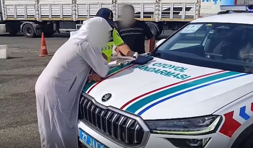 Plakasındaki harfi değiştiren sürücüye ceza!