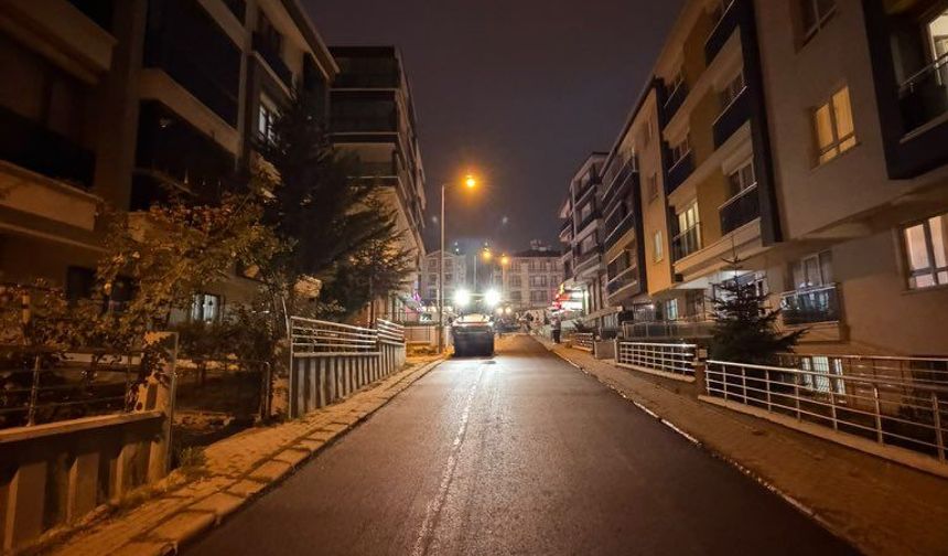 Altındağ’da asfalt çalışmaları sürüyor