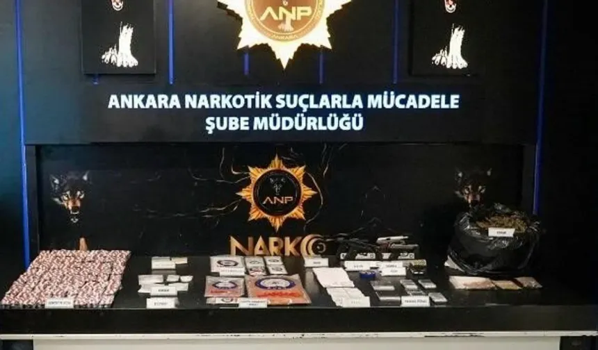 Ankara’da uyuşturucu operasyonu: 84 şüpheli gözaltında, 26 tutuklama
