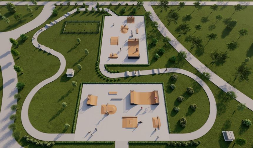 Sincan’a 5 dönümlük kaykay parkı geliyor! Çalışmalar başladı