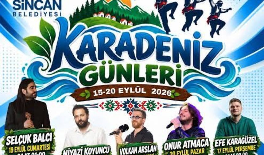 Ankara'da Karadeniz Günleri başlıyor: Ücretsiz konser ve horon şöleni
