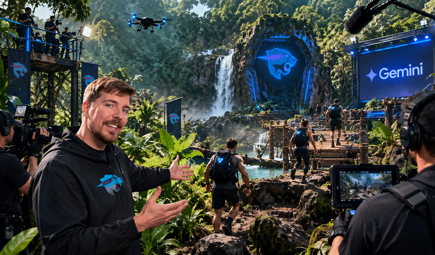 Google'dan Ezber Bozan Hamle: MrBeast Gemini’ı Vahşi Doğaya Gönderdi!