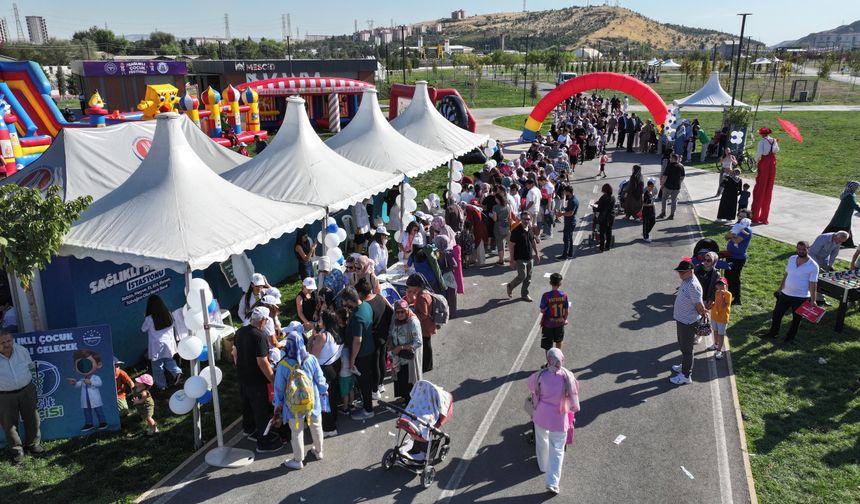 Sincan Park’ta çocuklara sağlıklı yaşam eğitimi
