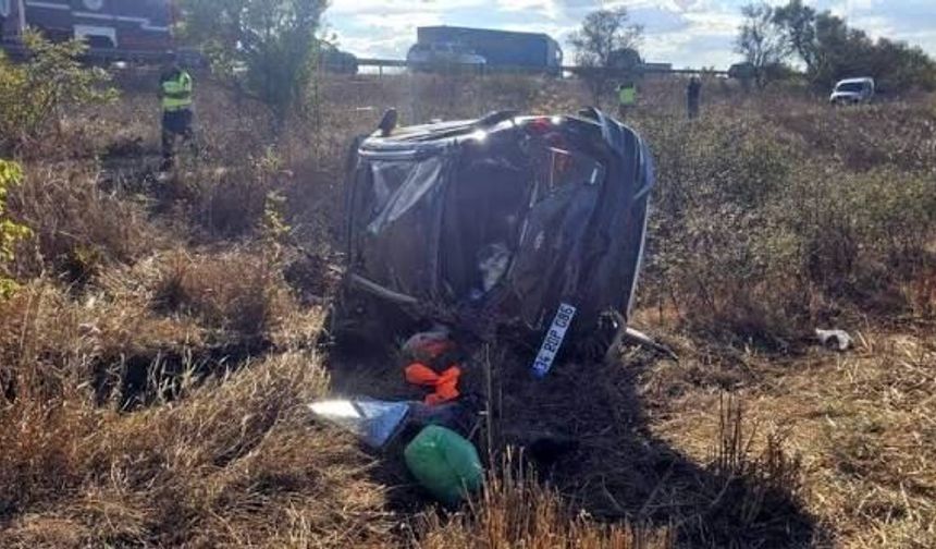 Tekirdağ’da otomobil tarlaya devrildi: 70 yaşındaki kadın hayatını kaybetti