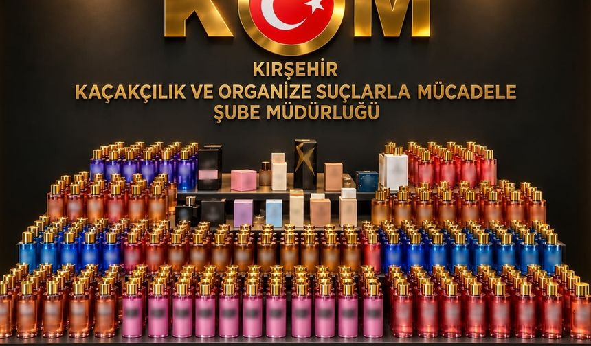 Gümrük kaçağı 649 parfüm ele geçirildi