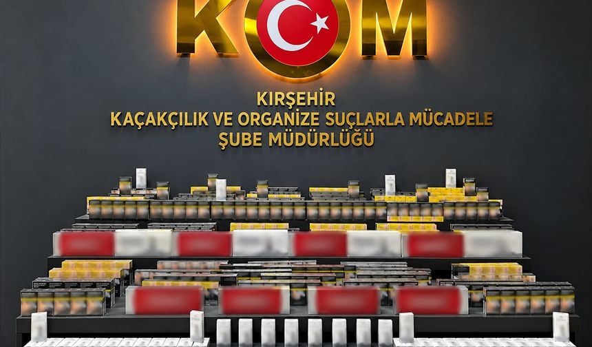 Gümrük kaçağı sigara ve cep telefonları ele geçirildi
