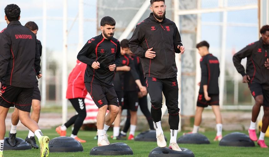 Sivasspor Pendikspor maçının hazırlıklarına devam etti