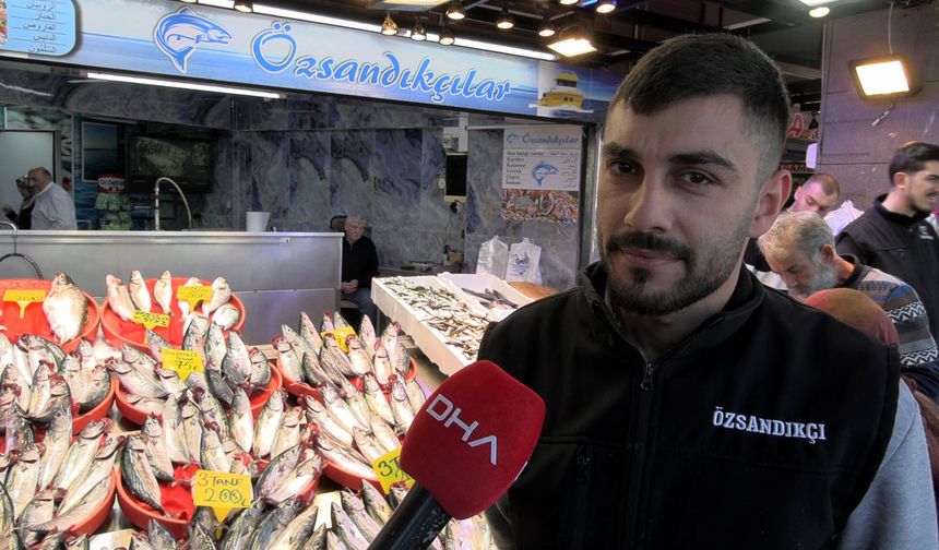 Balık tezgahlarında çeşit bolluğu