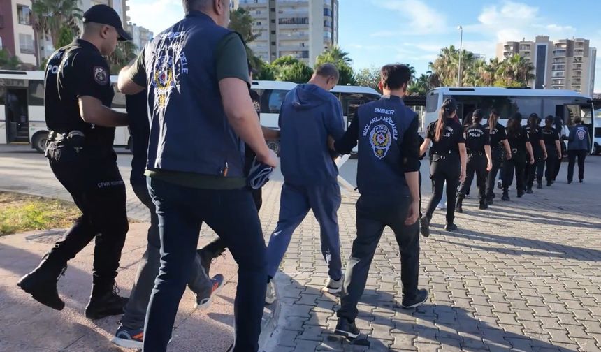 Mersin'de yasa dışı bahis operasyonu