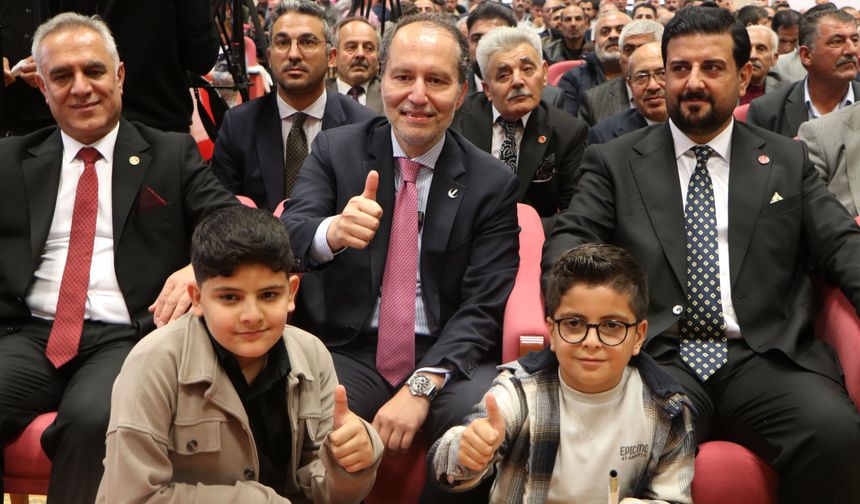 Yeniden Refah Partisi Lideri Erbakan: Bölge İnsanını Kucaklamaya Geldik