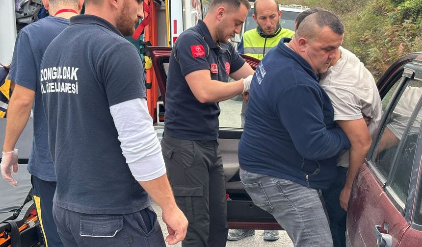 Zonguldak’ta yolda baygın bulundu!
