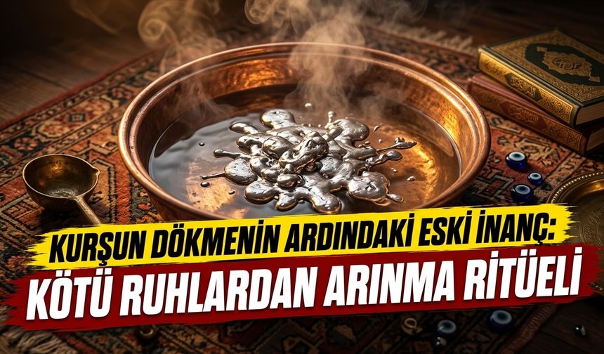 Kurşun dökmenin ardındaki eski inanç: Kötü ruhlardan arınma ritüeli