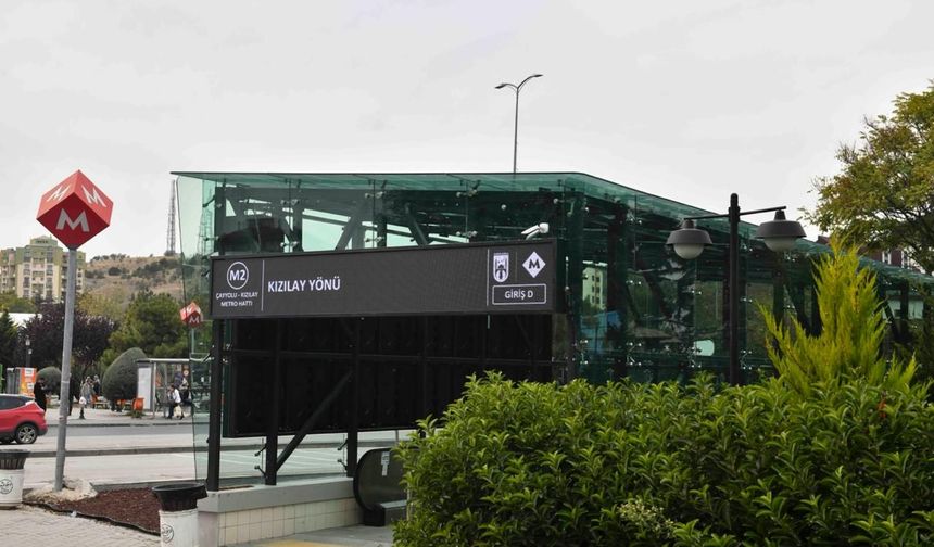 Ankara'da 19 Metro İstasyonu ve Alt Geçitte Yeni Dönem