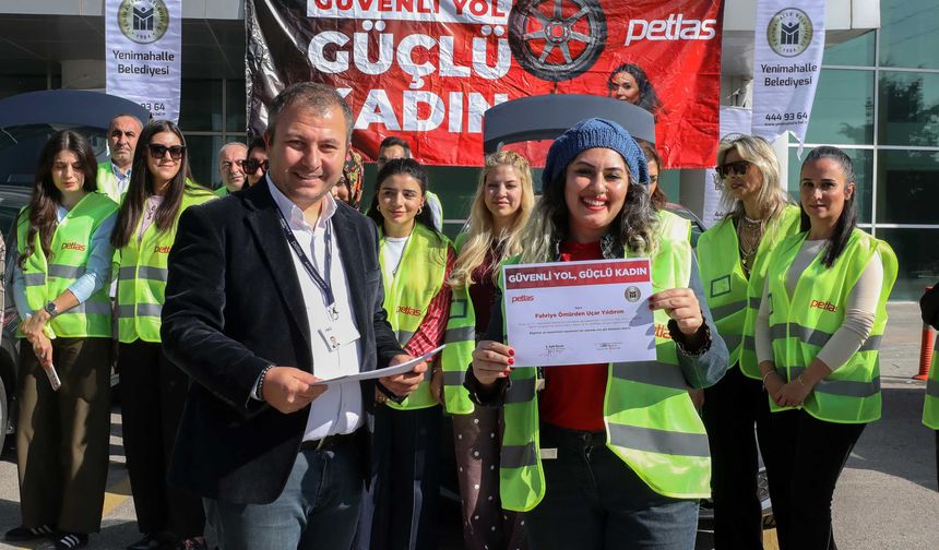 Yenimahalle’de kadın sürücülere “Güçlü Yol, Güçlü Kadın” eğitimi