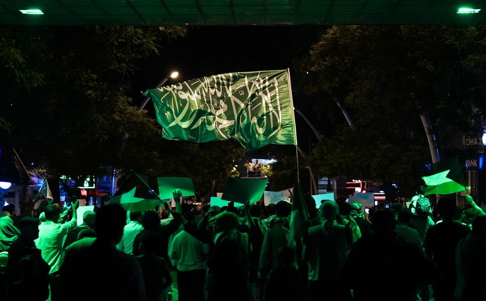 Başkentte Gazze'ye saldırı protestosu