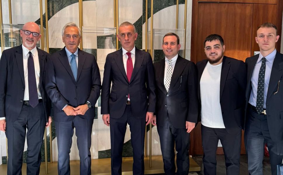 TFF Başkanı Hacıosmanoğlu, İtalya’da Gravina ile Görüştü