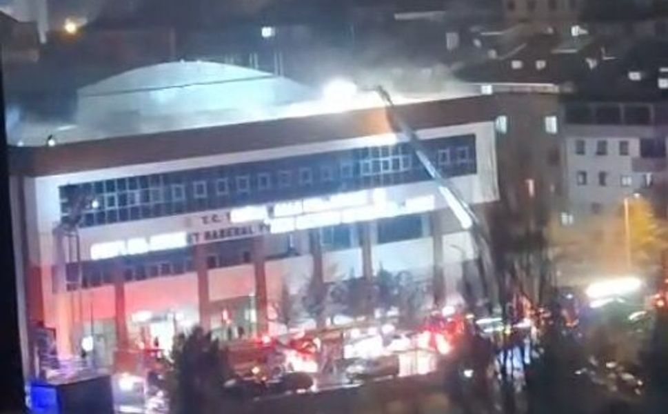 Ankara'da saunada çıkan yangın söndürüldü