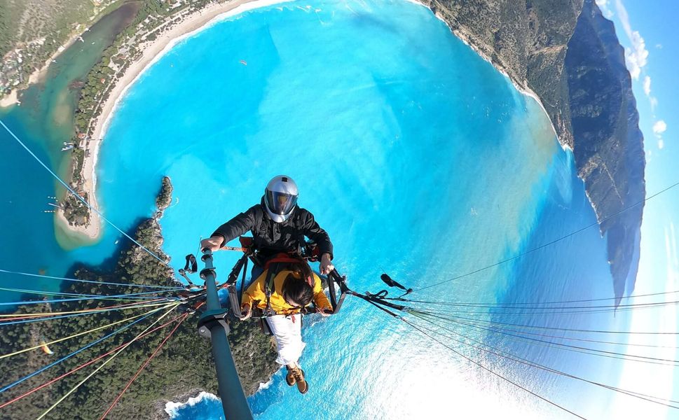 Sağanak Sonrası Kartpostallık Manzara: Ölüdeniz Turkuaza Büründü