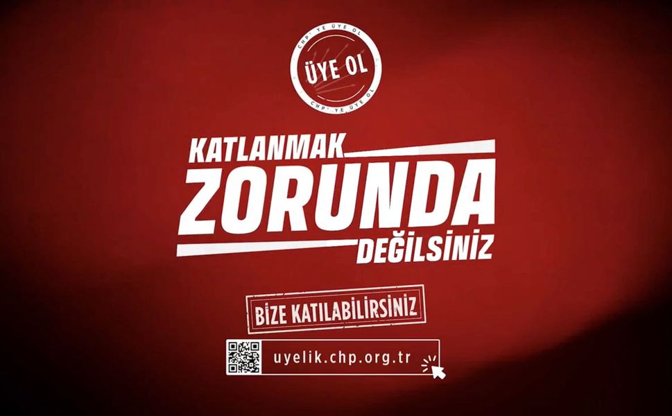 CHP’den Yeni Üye Kampanyası: Katlanmak Zorunda Değilsiniz