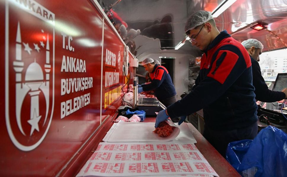 Ankara’da Başkent Kart Sahiplerine Kırmızı Et Desteği