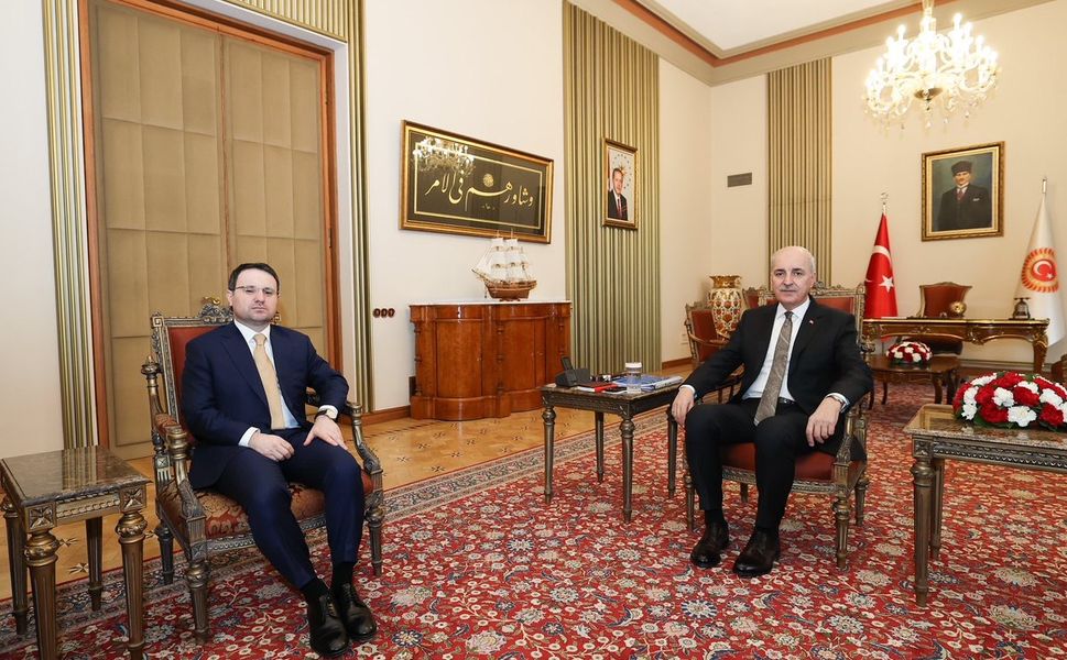 TBMM Başkanı Kurtulmuş, Adalet Bakanı Gürlek’i Kabul Etti!