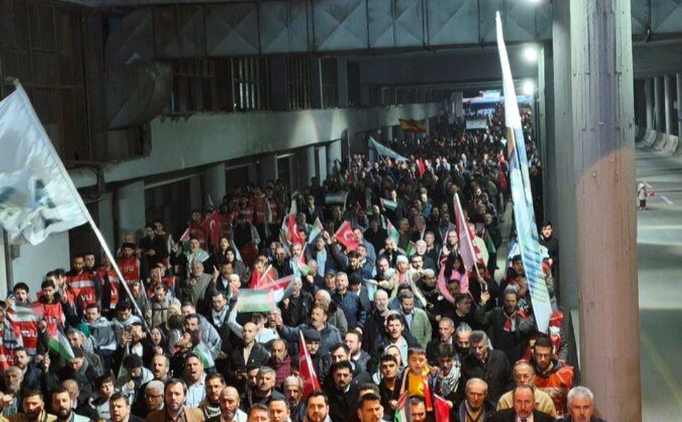 Mescid-i Aksa'nın İsrail Tarafından Kapalı Tutulması Ankara'da Protesto Edildi