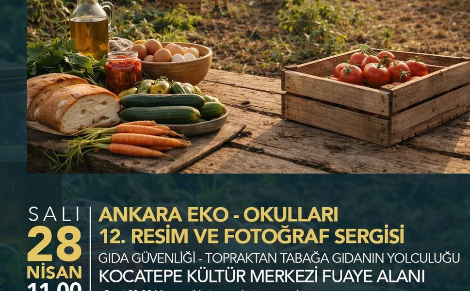 Ankara’da “Topraktan Tabağa” Temalı Eko-Okullar Sergisi Açılıyor