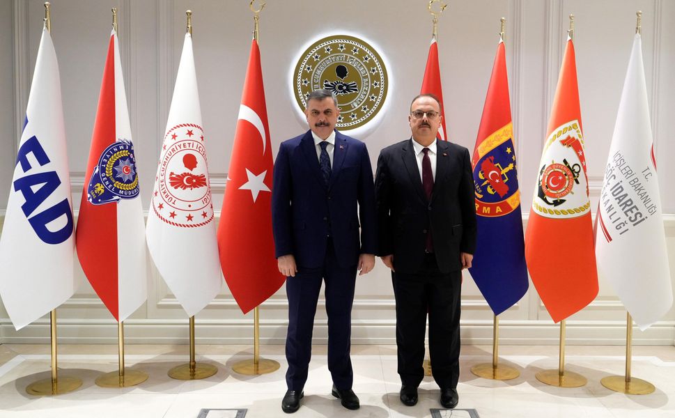 Ankara Valisi Canbolat , İçişleri bakanı Mustafa Çiftçi'yi Ziyaret Etti!