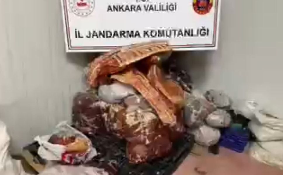 Ankara’da Gıda Skandalı: 40 Ton Sağlıksız Et Ele Geçirildi