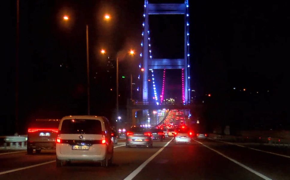 İstanbul'da bayram dönüşü yoğunluk