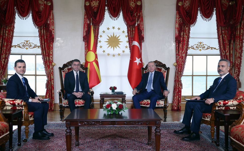 Cumhurbaşkanı Erdoğan, Kuzey Makedonya Başbakanı İle Görüştü!