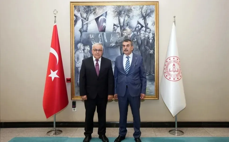 Bakan Tekin, Rusya ve Mısır Büyükelçilerini Kabul Etti