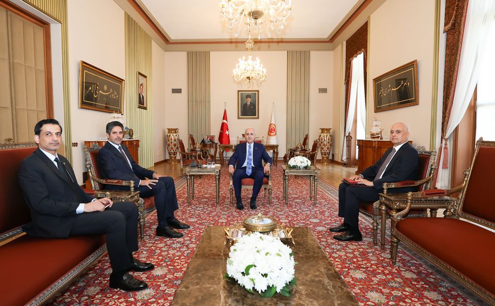 TBMM Başkanı Kurtulmuş, Katar Büyükelçisi Al-Henzab'ı kabul etti