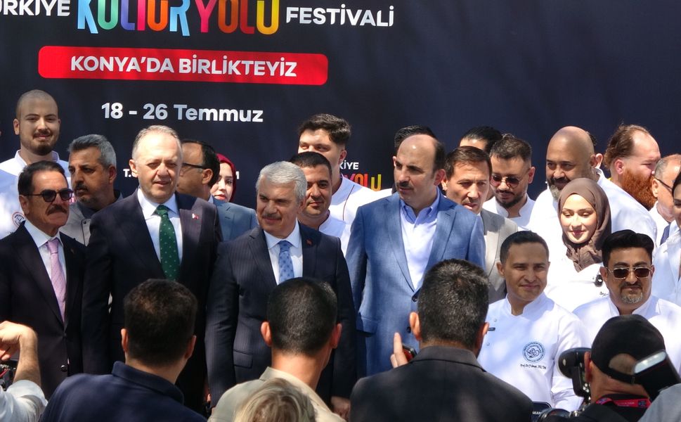 Türkiye Kültür Yolu Festivali'nin 11'inci durağı Konya oldu