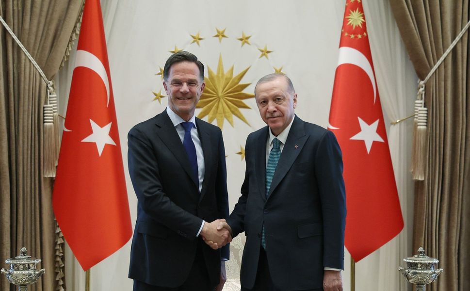 Cumhurbaşkanı Erdoğan, NATO Genel Sekreteri Rutte'yi kabul etti