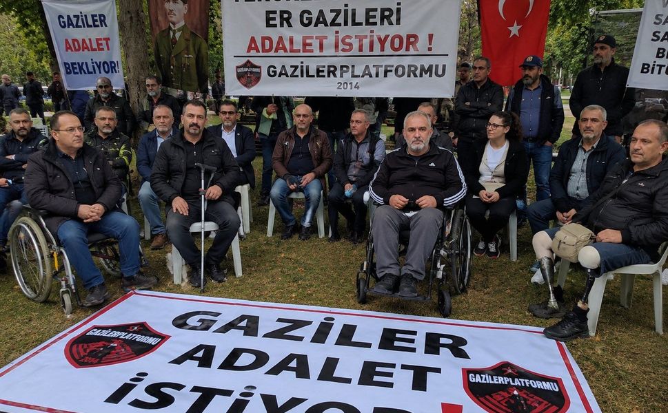 Gaziler Güvenpark’ta açlık grevine başladı!