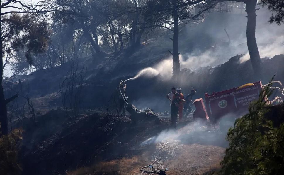 Muğla'da Orman Yangını Devam Ediyor!