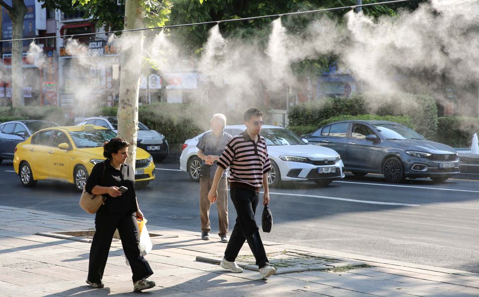 Başkent’te sıcak havalara karşı 170 metrelik serinletme sistemi