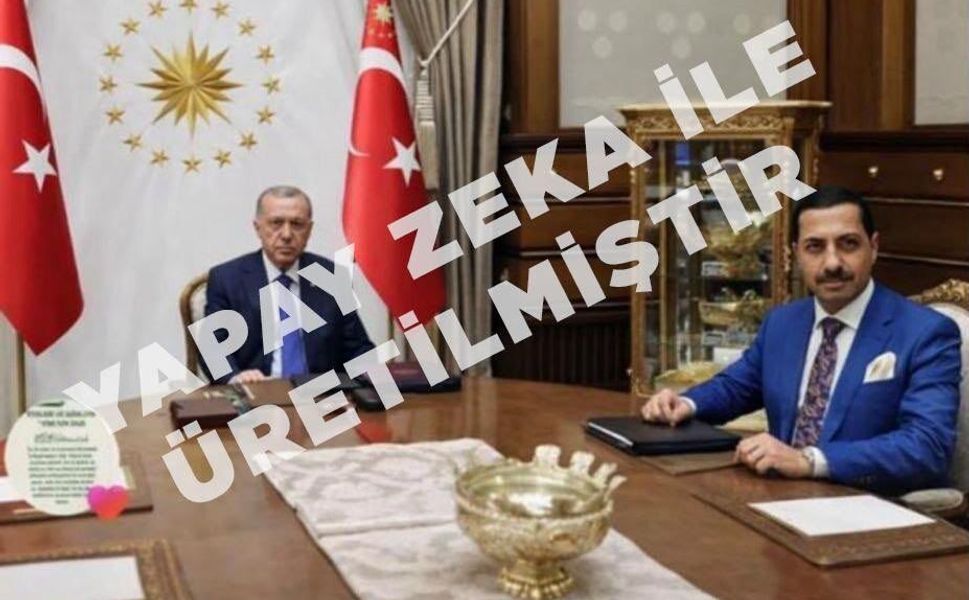 Cumhurbaşkanı ve Adalet Bakanı ile yapay zekâlı fotoğraf paylaşımına gözaltı!